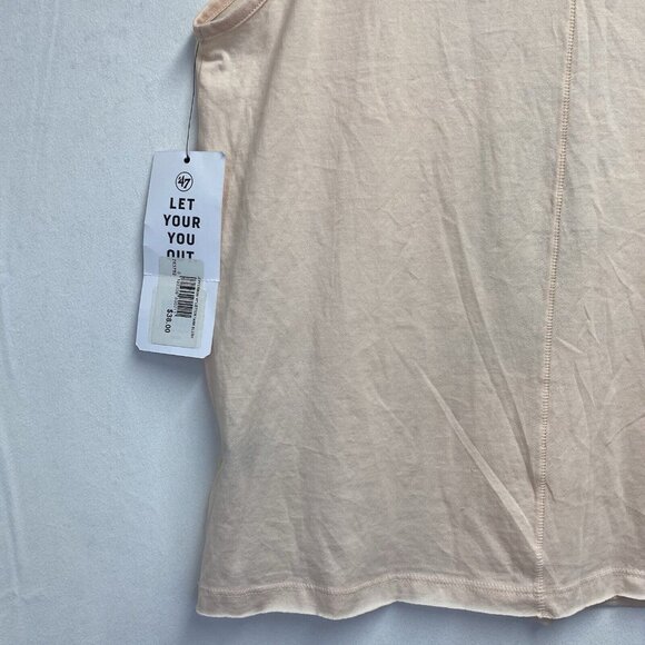 JEFFERSON '47 Letter MLB San Diego Padres 1969 Tank Top Women Medium Blush New - Picture 11 of 13